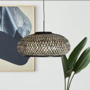 Hängelampe Sparkled Light 4476ZW, Bambusgeflecht, Ø 50 cm