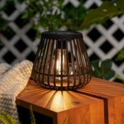 Pauleen LED-Solar-Tischlampe SUNSHINE GLIMMER, schwarz, IP44