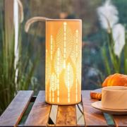 Pauleen Tischlampe WARM SUNKISS, weiß, Höhe 27 cm, Porzellan