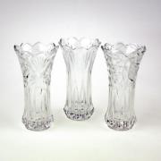Vase Nostalgie 1 Stück von Werner Voss 3 Dekore Glas klar