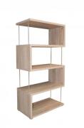 Standregal 4 Fächer 66x126cm STICKS von Mäusbacher Eiche sägerau