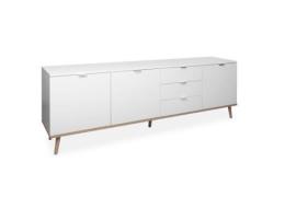 Sideboard GOETEBORG 57  von Finori Weiß / Sonoma Eiche