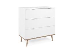 Kommode GOETEBORG 1 von Finori Weiß / Sonoma Eiche