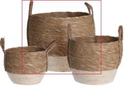 KORB 1 Stück Natur groß Größe L KR2000820  Willow / Rattan Braun