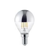 LED-Leuchtmittel E14 Spiegelkopflampe von TRIO Leuchten 983-410 Grau