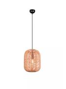 Pendelleuchte 1xE27 Braun 1 Stück Metall / Sisal Hellbraun