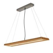 LED Pendelleuchte Echtholz 1 Stück Metall / Holz Hellbraun