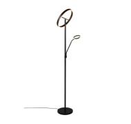 LED Stehleuchte ca. 180 cm hoch  1 Stück Metall Schwarz