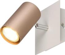 Spot 1x GU10 Coffee / Warm Grey 1 Stück Metall Hellbraun, Grau