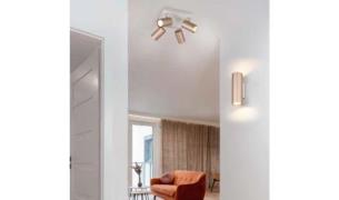Spot 4x GU10 Coffee / Warm Grey 1 Stück Metall Hellbraun, Grau
