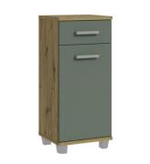 Bad-Unterschrank 1-trg Salbei / Artisan Eiche