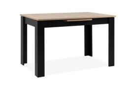 Esstisch ausziehbar 125-160 cm Dekor Artisan Oak / Schwarz