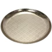 Schale 47x47x5cm silber Prägung vernickelt BARONY  von Werner Voß