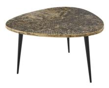 Couchtisch ANTONIO von Stolkom Metalloptik Gold