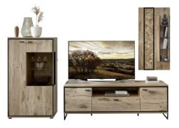Wohnwand 3-tlg 290cm RUBEN von Wohn-Concept Viking Oak Nature
