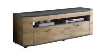 TV-Lowboard DERA 002 Artisan Eiche/Anthrazit