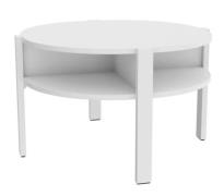 Beistelltisch rund 75cm TOBAGO von Forte Weiß