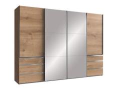Schwebetürenschrank 4trg mit 2 Spiegel inkl. Syncro-Technik LEVEL36 A ...