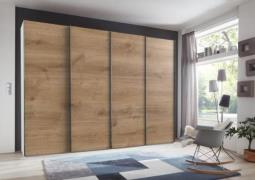 Schwebetürenschrank 4trg inkl. Syncro-Technik LEVEL36 A von WIMEX Brau...