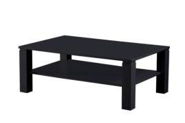 Couchtisch ca. 110x70x41 cm Schwarz Matt Lack