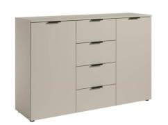 Kommode 2-trg. ca.135x90x40 cm Kaschmir