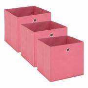 Faltkarton Mega-3 Pink im 3er-Set