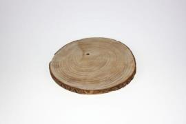 Deko-Baumscheibe rund 35 cm von Werner Voss Braun