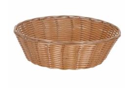 Brotkorb rund Groß ca. 24 x 10 x 24 cm Braun