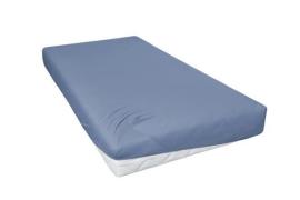 Spannbetttuch ca. 100x200 cm blau Jersey