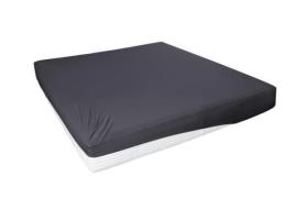 Spannbetttuch ca. 100x200 cm anthrazit Elastan-Jersey