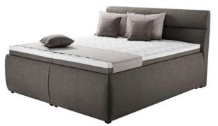 Boxspringbett ca.180x200 cm inkl. 2 Bettkästen Braun