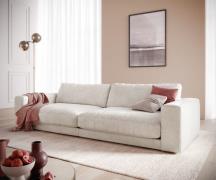 Big-Sofa Cubico 290x120 cm Cord Beige