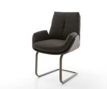 Freischwinger Clea-Flex Materialmix Schwarz Freischwinger flach Effekt...