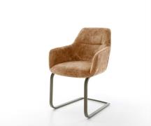 Freischwinger Pejo-Flex Chenille Rost Freischwinger flach Effektfinish...