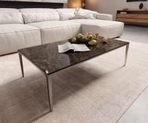 Couchtisch Levente 110x60 cm Keramik Laminam® Emperador Extra Lucidato...