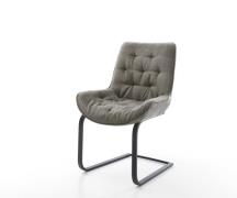 Freischwinger Taimi-Flex Bouclé Soft Schlamm Freischwinger flach Schwa...