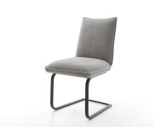 Freischwinger Lelio-Flex Strukturstoff Soft Grau Freischwinger flach S...