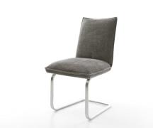 Freischwinger Lelio-Flex Bouclé Soft Schlamm Freischwinger flach Edels...