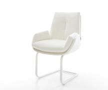 Freischwinger Clea-Flex Bouclé Soft Beige Freischwinger flach Weiß