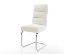 Freischwinger Pela-Flex Bouclé Soft Beige Freischwinger flach Edelstah...