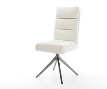 Drehstuhl Pela-Flex Bouclé Soft Beige Kreuzgestell breit Graphit 360° ...