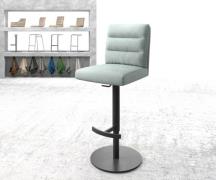 Barstuhl Pela-Flex Stripes Mint Drehfuß höhenverstellbar Metall