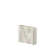 Ridge Small Vase / H 16,5 cm - Keramik - Muuto - Weiß