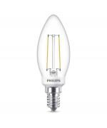 Philips - Leuchtmittel LED 3W Glas Kerzen (300lm) Dimbar E14