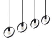 Lindby - Shaima 4 Pendelleuchte Black