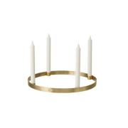 ferm LIVING - Candle Holder Circle Large Brass