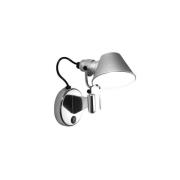 Artemide - Tolomeo Micro Faretto Wandleuchte m/Schalter E14 Alu