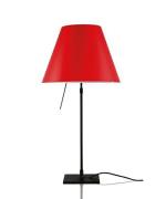 Luceplan - Costanza Tischleuchte m/Dimmer Schwarz/Primary Red