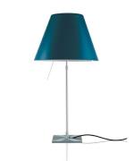 Luceplan - Costanza Tischleuchte m/Dimmer Alu/Petrol Blue