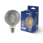 Nordlux - Leuchtmittel Smart 4,7W (100lm) 1800K Dim. Smoked Globe E27 ...
